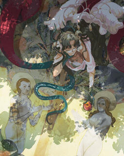 fan artwork of character from gacha game