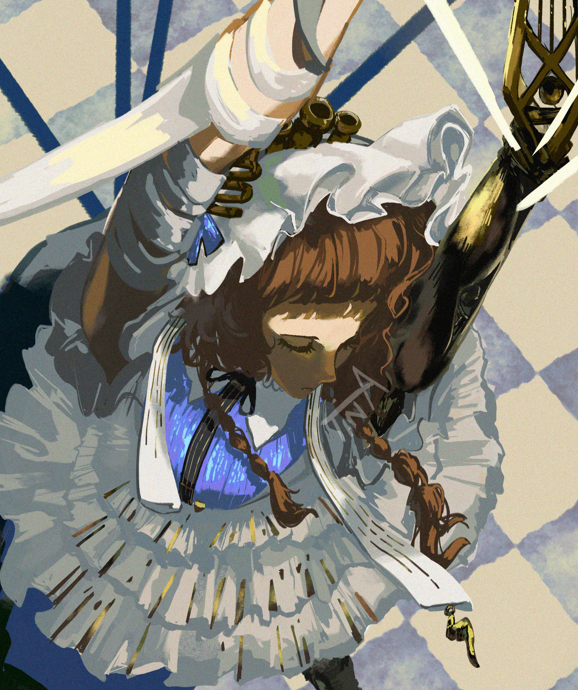 speedpaint of coppelia fanart